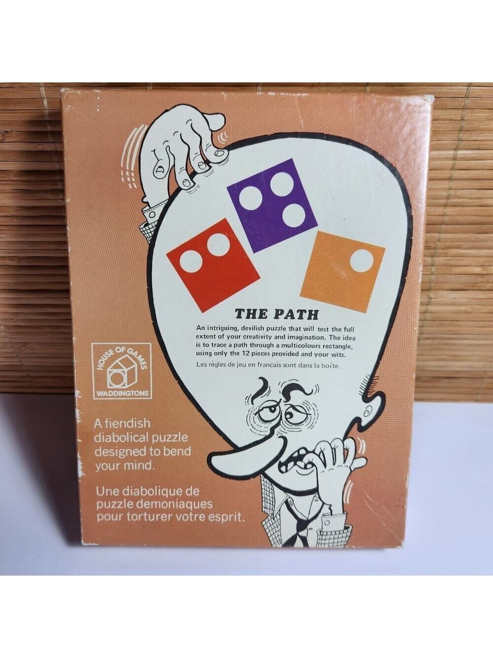 The Path Mind Bender Puzzle Waddingtons House of Games Vintage 1969